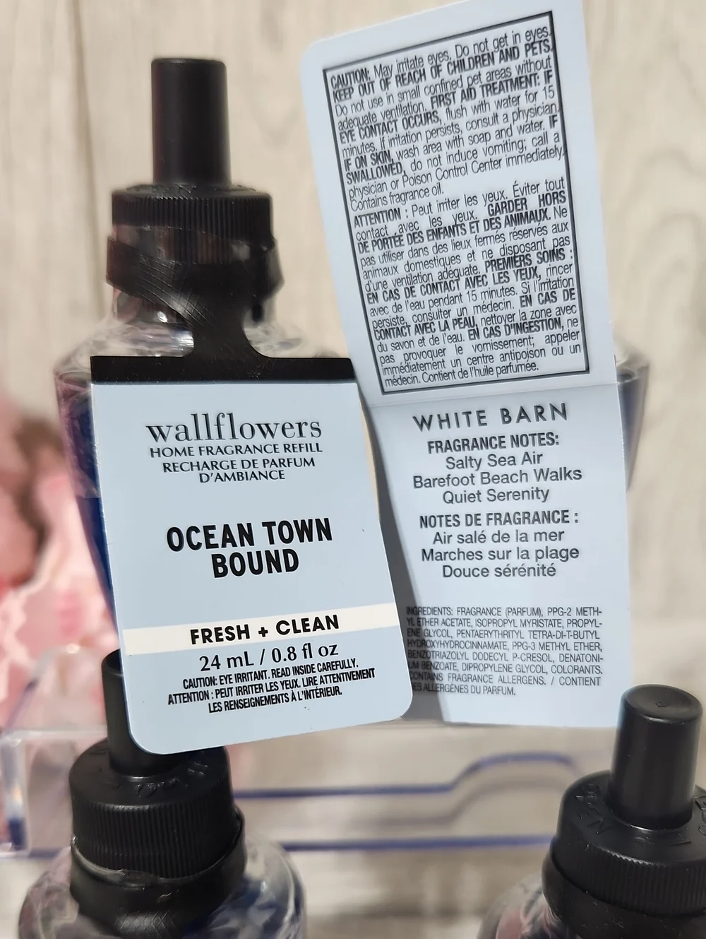 Bath & Body Works Ocean Town Bound Wallflower Refills X4